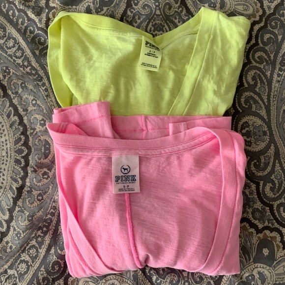 PINK Victoria's Secret Tops - Set/2 Victoria’s Secret Pink T’s